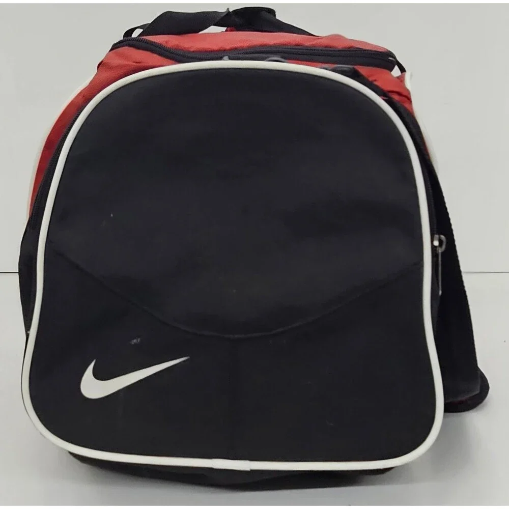 Nike Red Large Sports Duffle Bag, Vintage,Y2K  Approximately 21